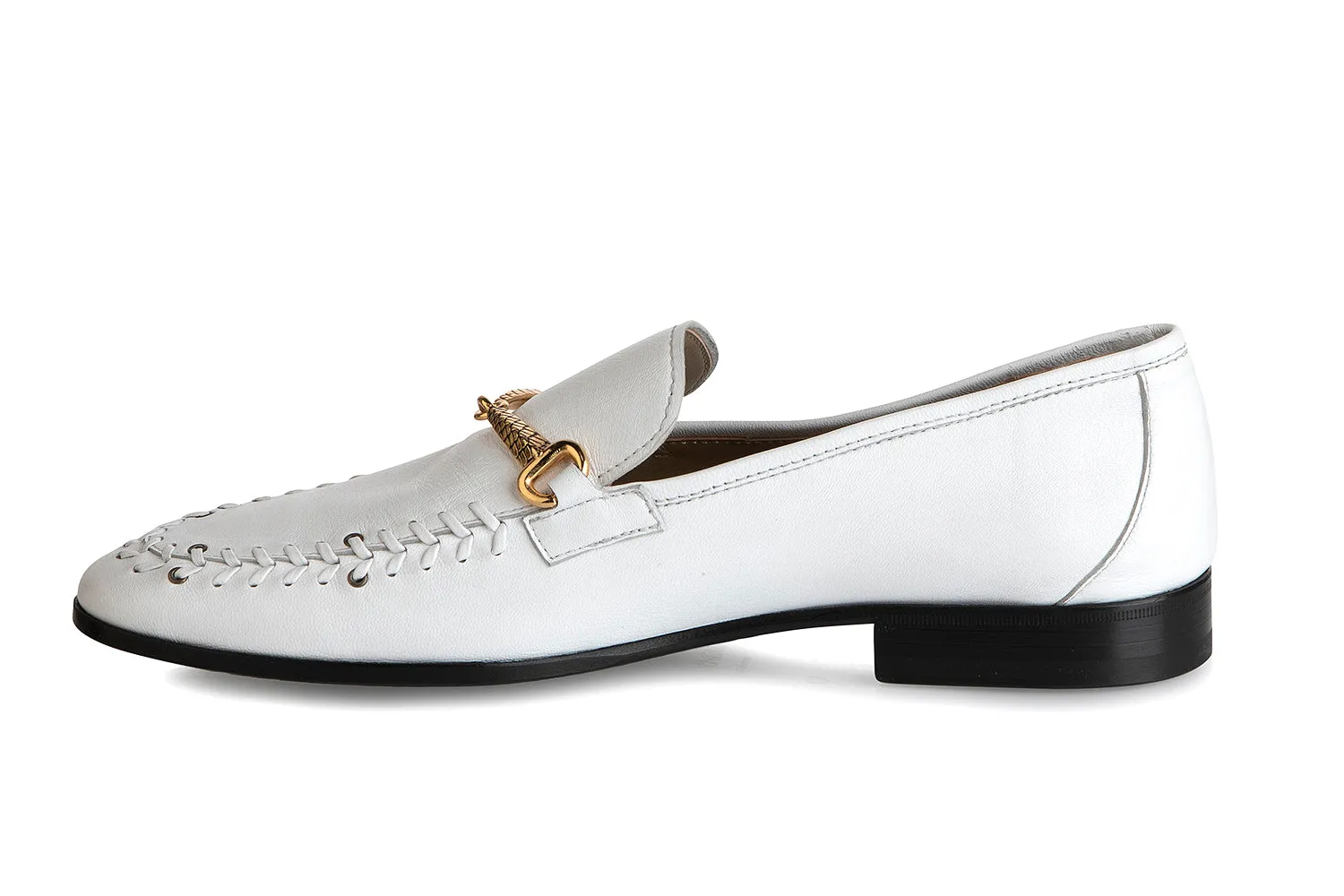 8955 Roberto Cavalli Loafers / White