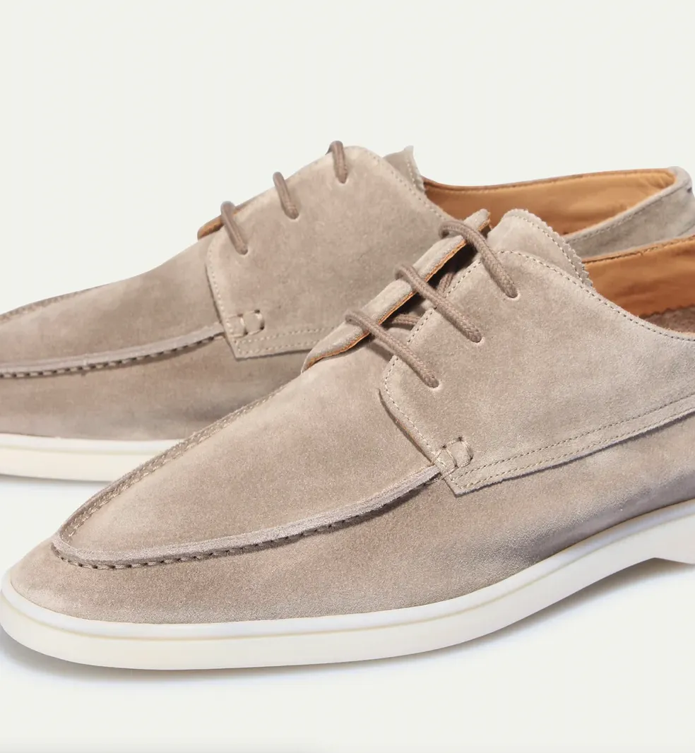 Adam™ Suede lace-up Moccasins