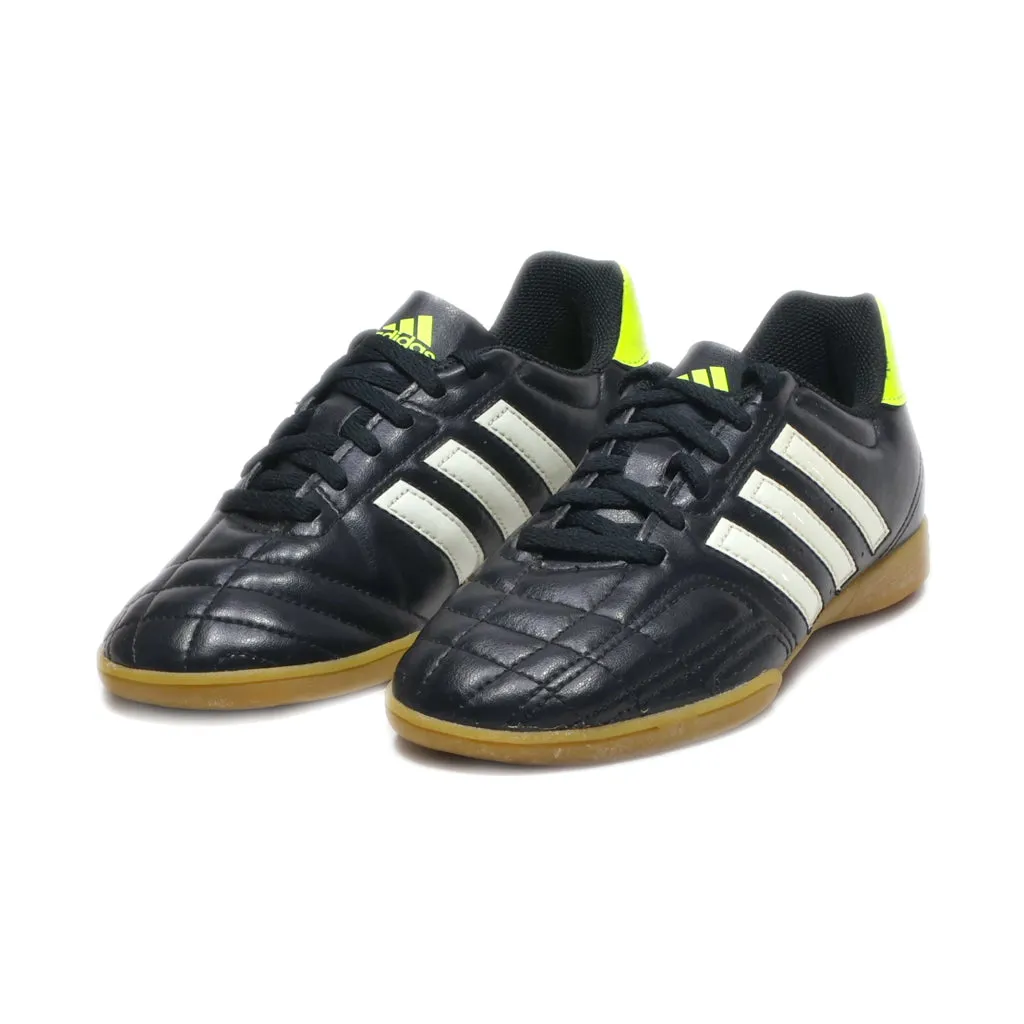 Adidas Indoor Football Trainers Shoes Sport Shoes Leather Black Colour For Kids