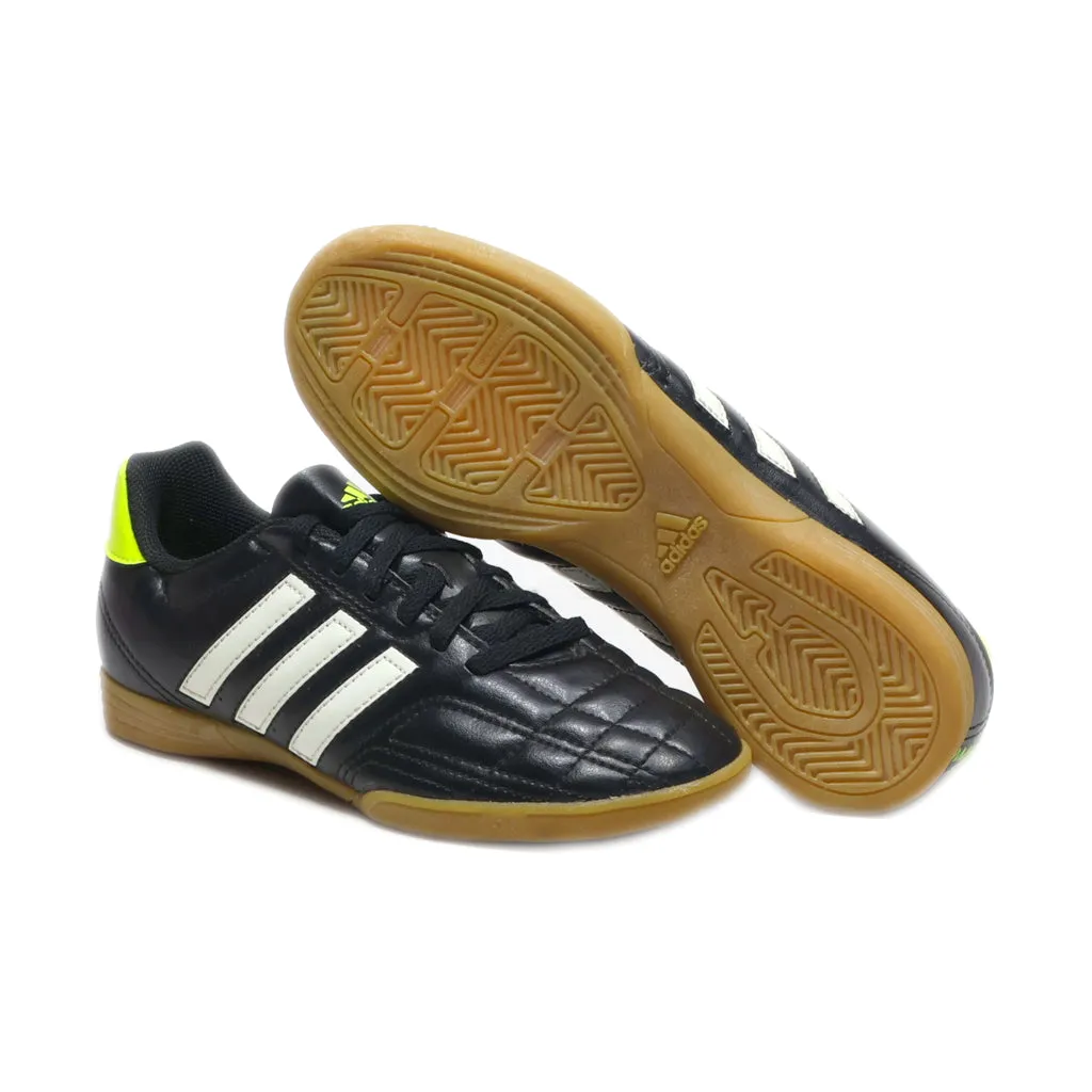 Adidas Indoor Football Trainers Shoes Sport Shoes Leather Black Colour For Kids