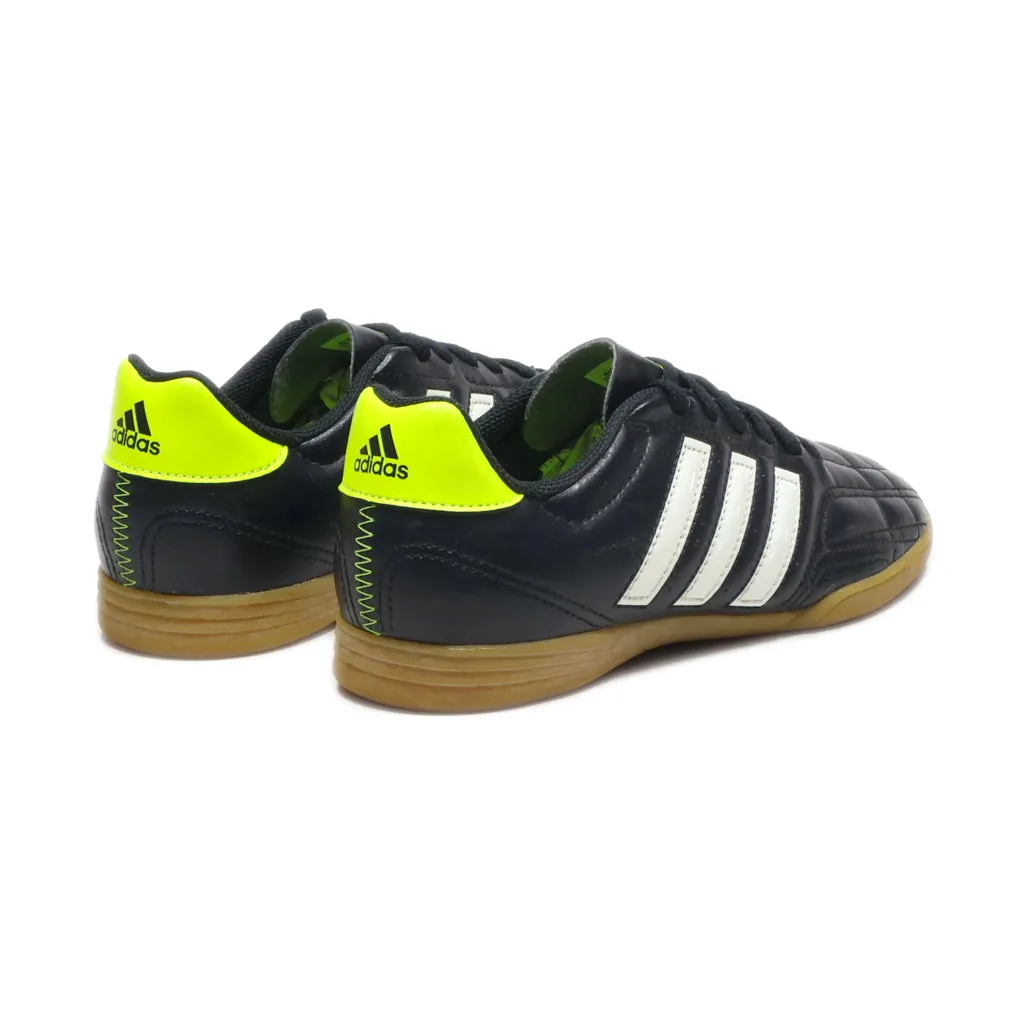 Adidas Indoor Football Trainers Shoes Sport Shoes Leather Black Colour For Kids