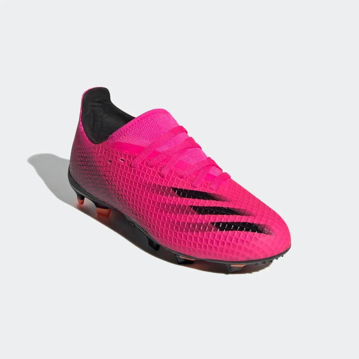 Adidas JR X ghosted .3 FG - Pink-Black-Orange