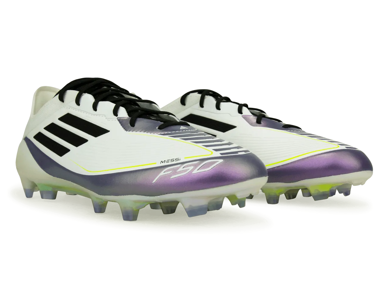 adidas Men's F50 Messi Elite FG White/Black/Purple