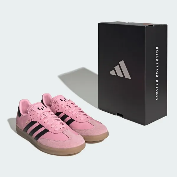 Adidas Men's Samba Og Messi Soccer Shoes - Pink / Black