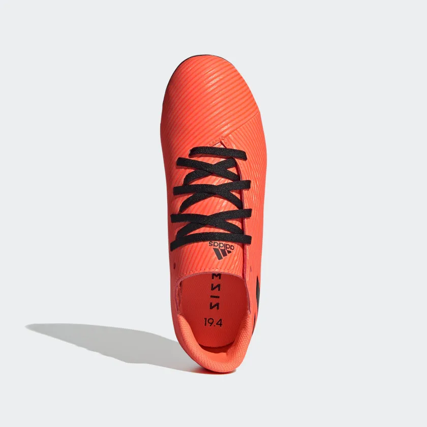 adidas NEMEZIZ 19.4 Flexible Ground Soccer Cleats | Signal Coral | Kid's Unisex