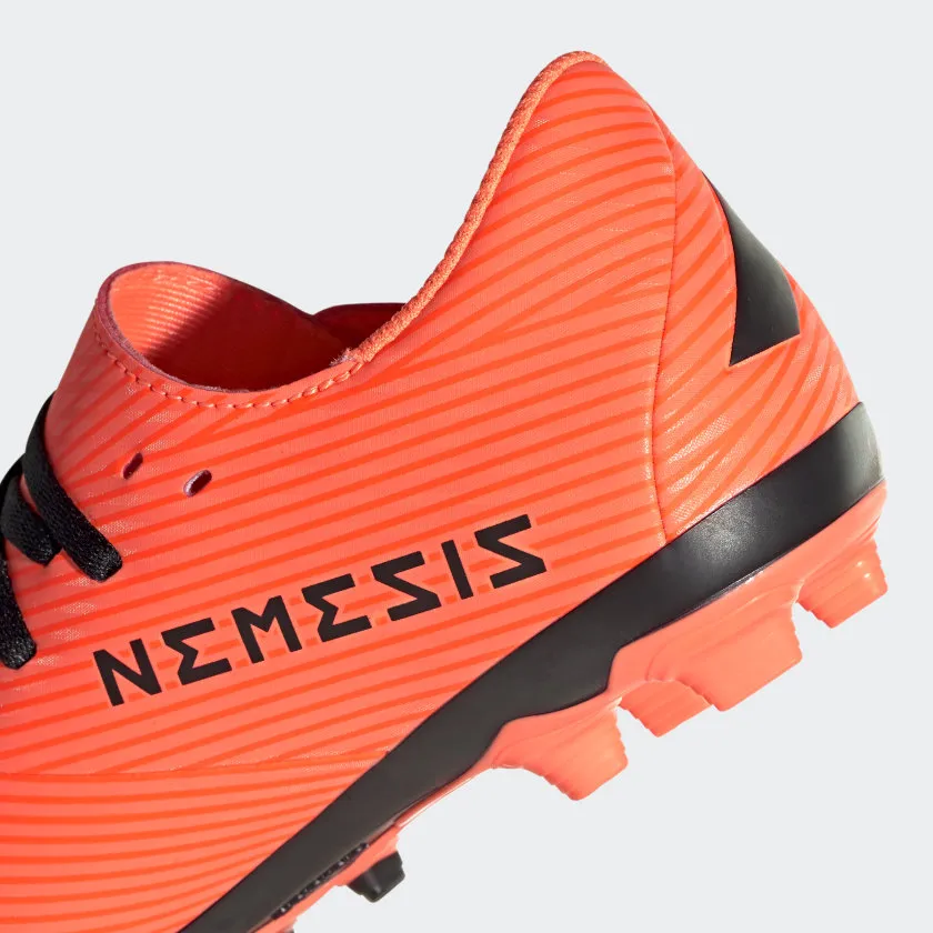 adidas NEMEZIZ 19.4 Flexible Ground Soccer Cleats | Signal Coral | Kid's Unisex