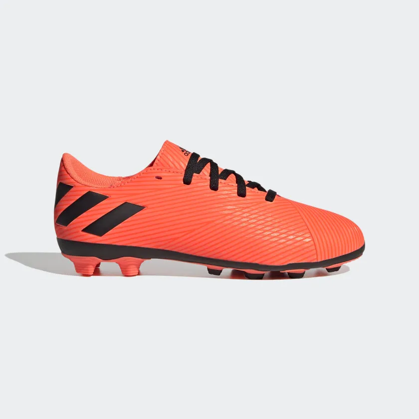 adidas NEMEZIZ 19.4 Flexible Ground Soccer Cleats | Signal Coral | Kid's Unisex