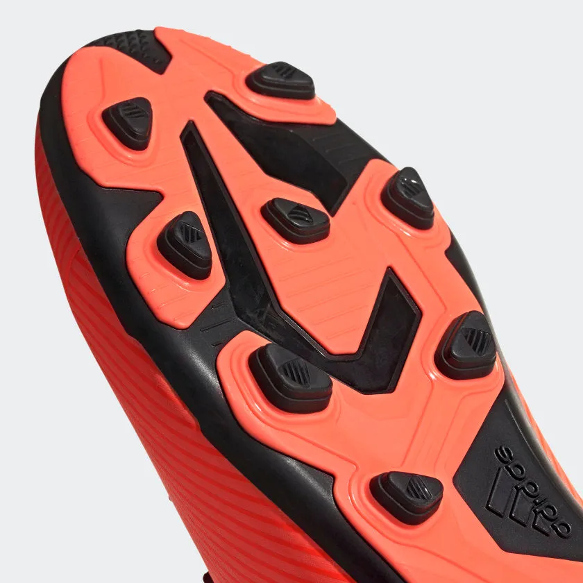 adidas NEMEZIZ 19.4 Flexible Ground Soccer Cleats | Signal Coral | Kid's Unisex