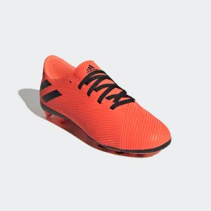 adidas NEMEZIZ 19.4 Flexible Ground Soccer Cleats | Signal Coral | Kid's Unisex