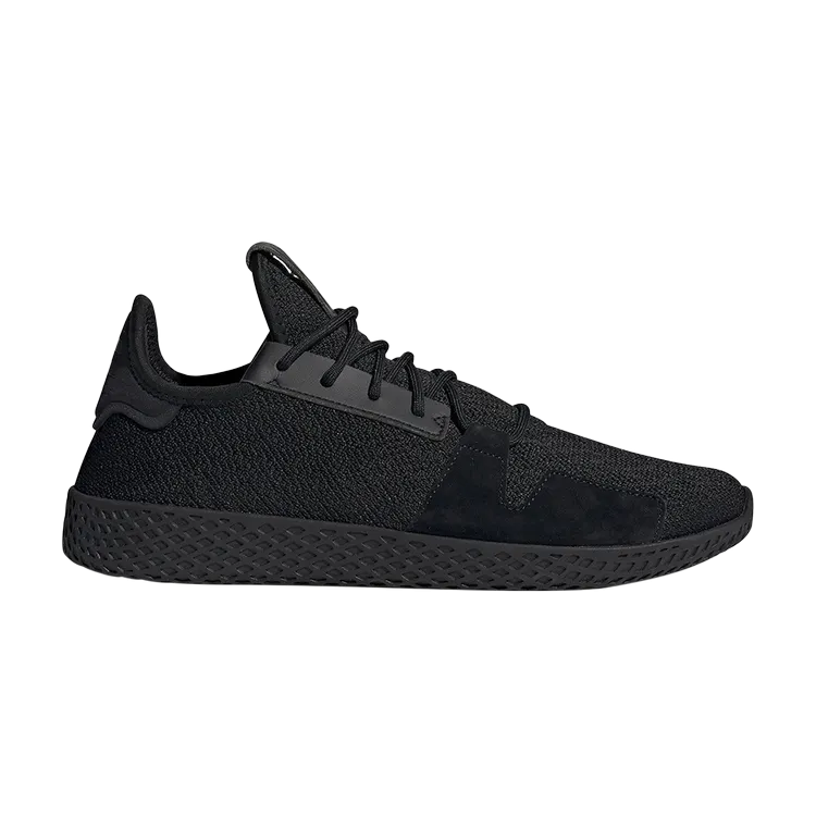 Adidas Pharrell x Tennis Hu v2 'Triple Black' sneakers, black