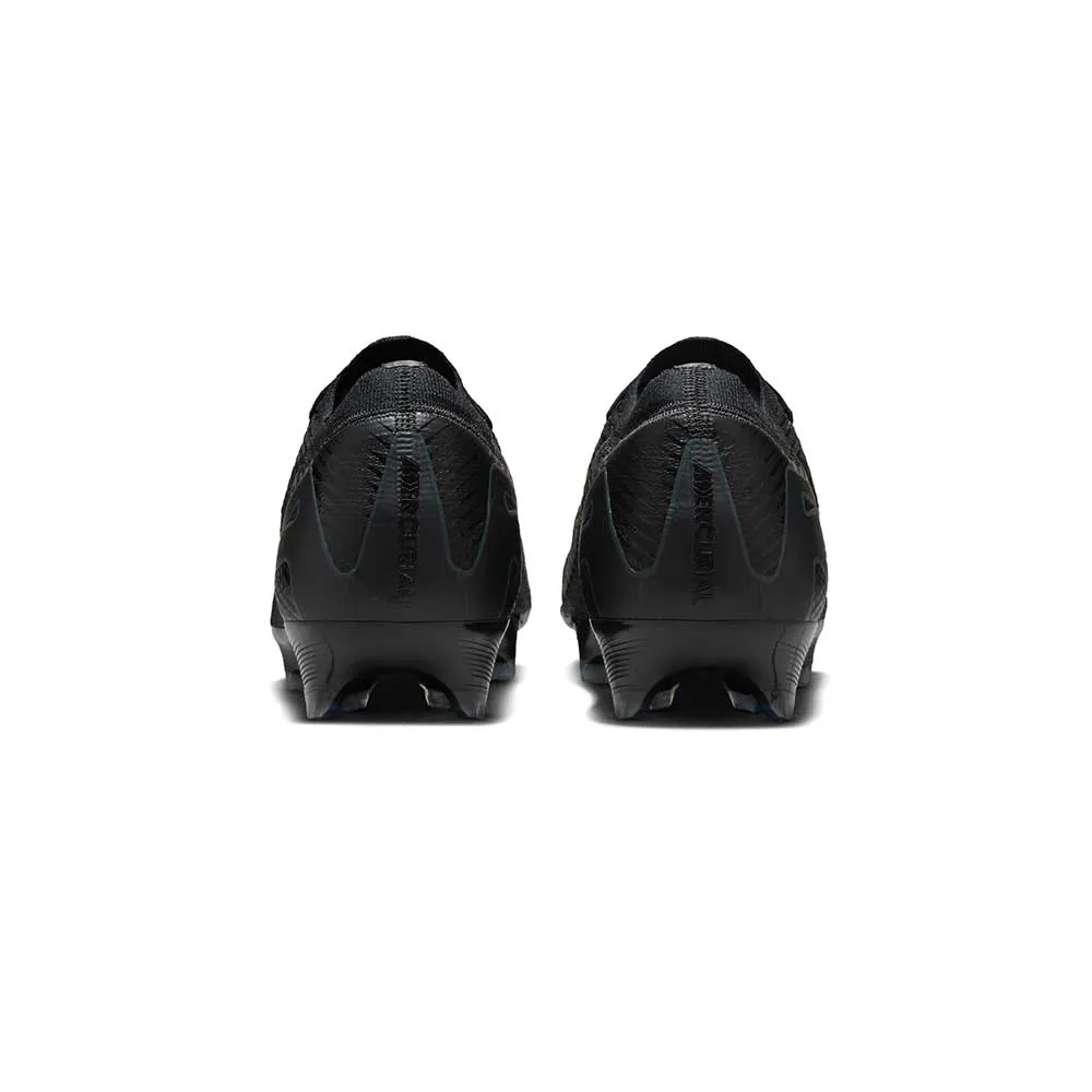 All Gender Mercurial Vapor 16 Elite FG Low-Top Soccer Cleats - Black/Black-Deep Jungle - Regular (D)