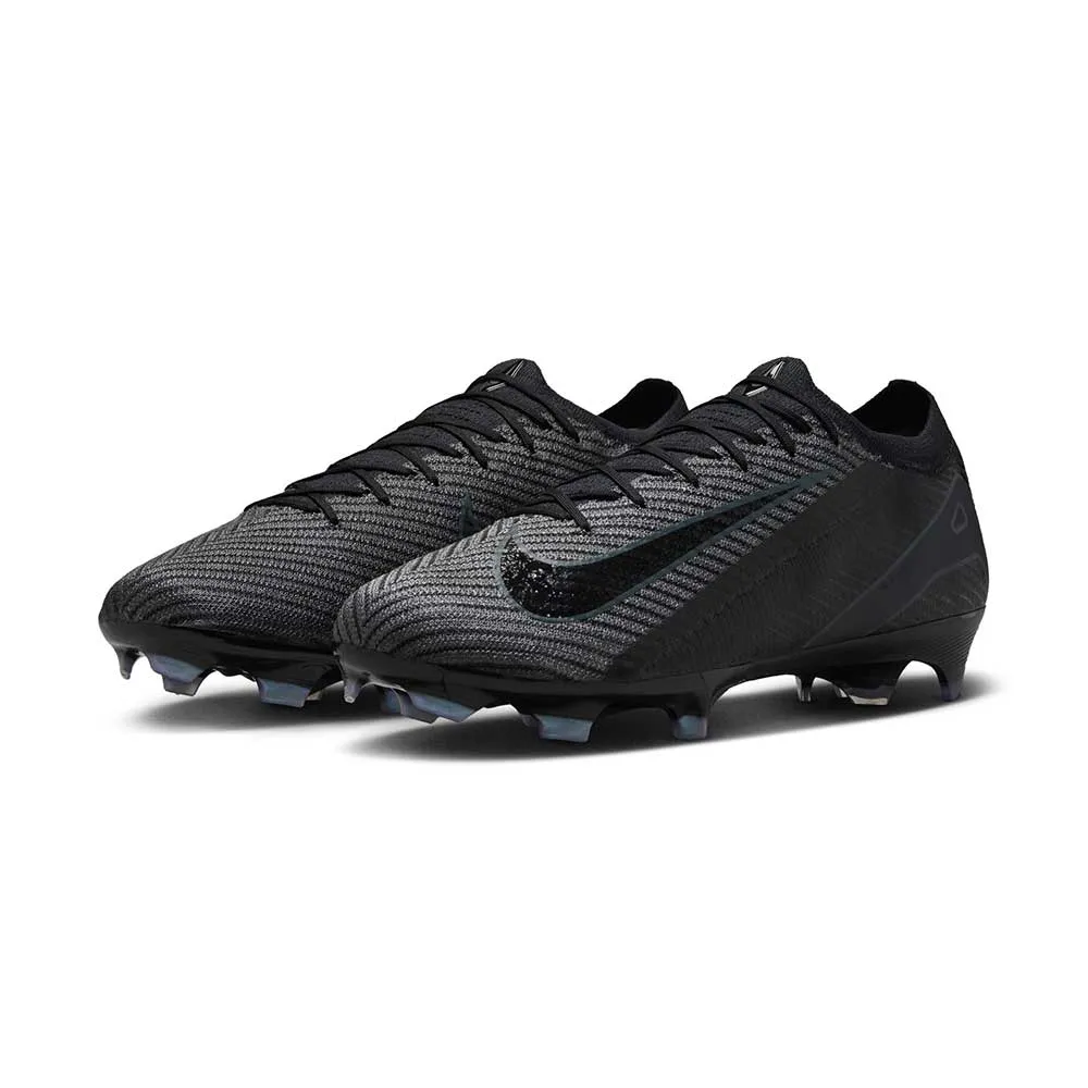 All Gender Mercurial Vapor 16 Elite FG Low-Top Soccer Cleats - Black/Black-Deep Jungle - Regular (D)
