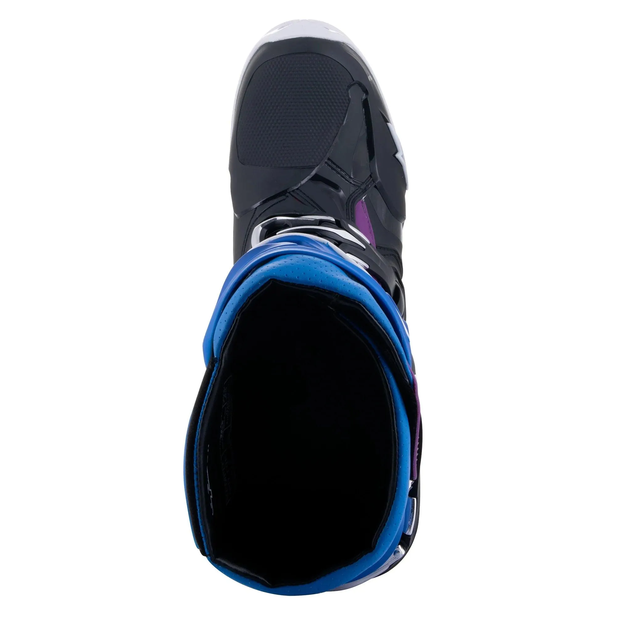 Alpinestars Tech 10 Supervented Boots - Black/Enamel Purple/White