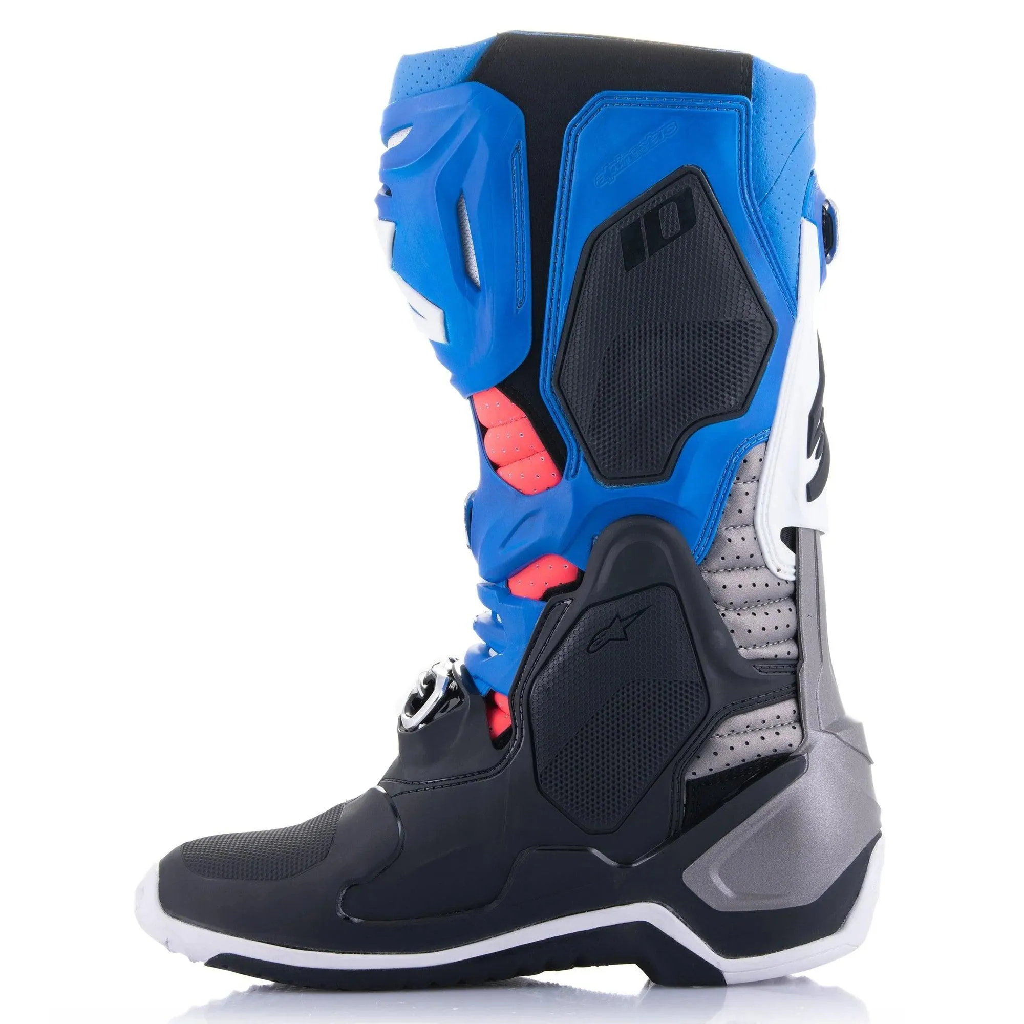 Alpinestars Tech 10 Supervented Boots - Black/Enamel Purple/White