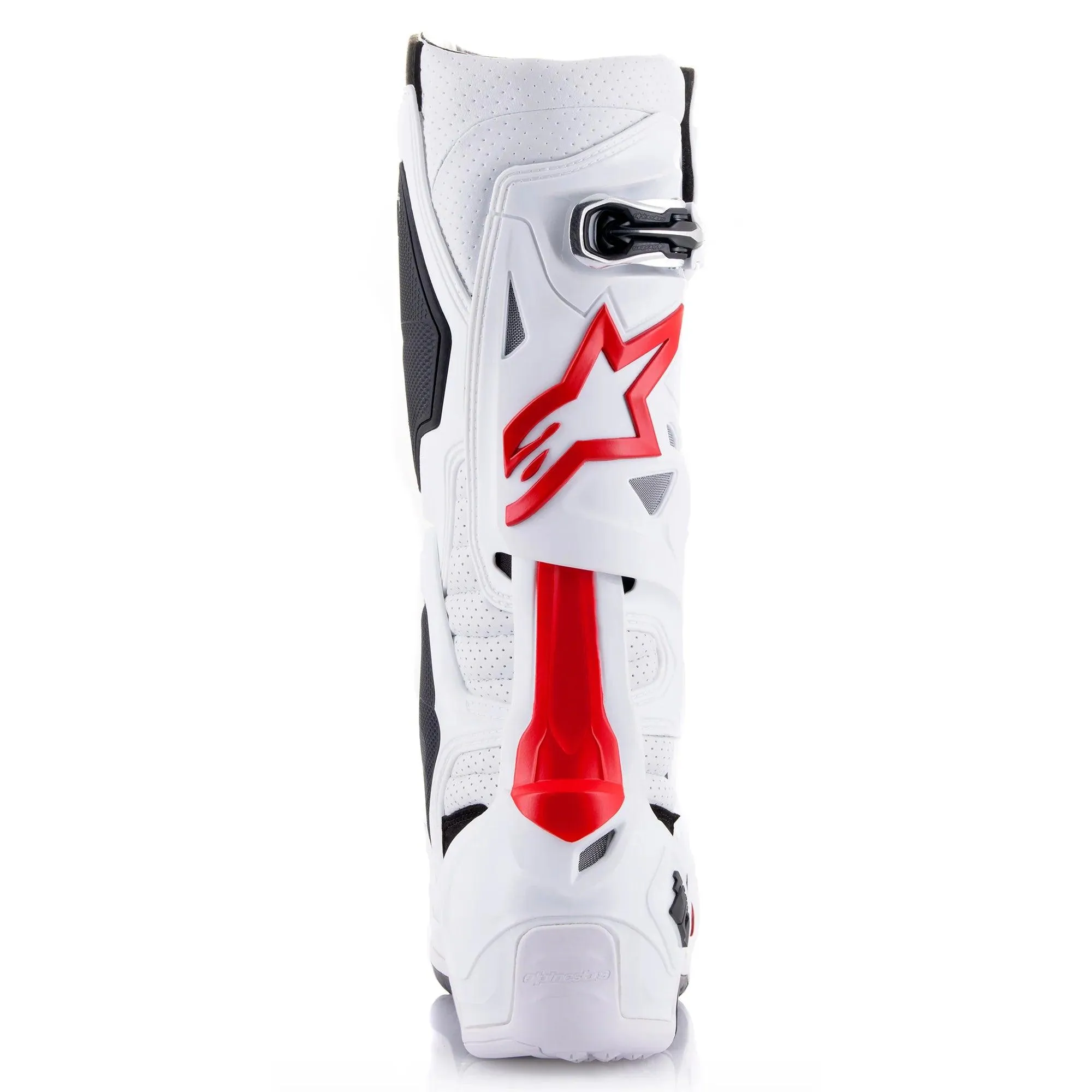 Alpinestars Tech 10 Supervented Boots - White/Bright Red