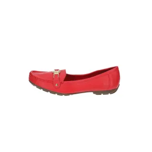 Anne Klein Okey Loafers Leather Red Colour For Women