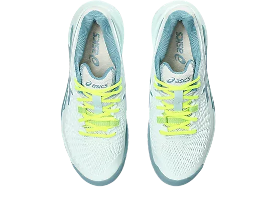 Asics Gel Resolution 9 Women's Wide Tennis Shoes Soothing Sea/Gris Blue