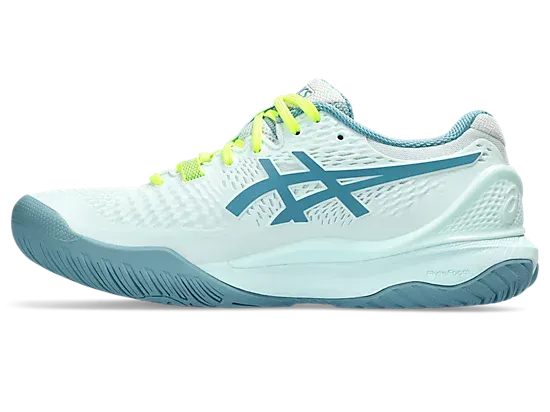Asics Gel Resolution 9 Women's Wide Tennis Shoes Soothing Sea/Gris Blue
