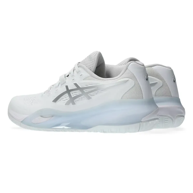 Asics Gel-Resolution X White & Pure Silver Women's Tennis Shoes