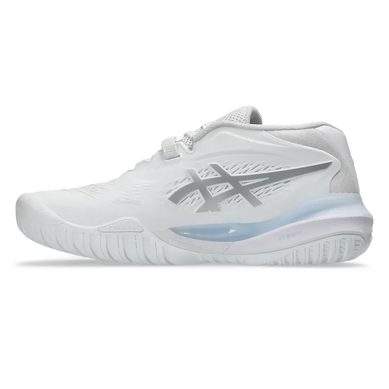 Asics Gel-Resolution X White & Pure Silver Women's Tennis Shoes