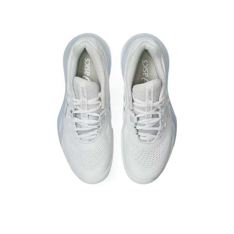 Asics Gel-Resolution X White & Pure Silver Women's Tennis Shoes