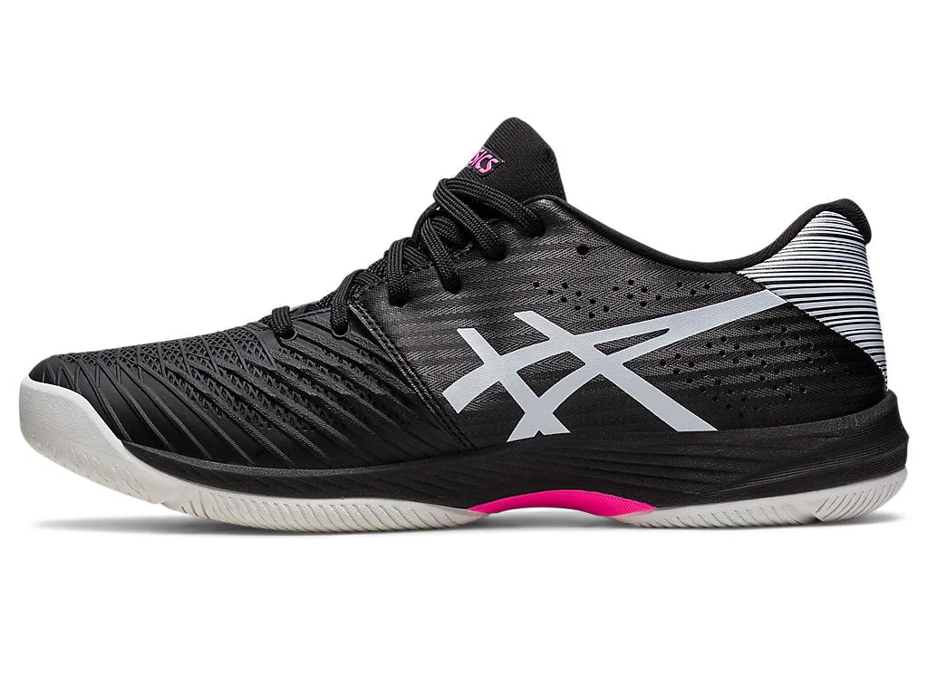 Asics Men's SOLUTION SWIFT FF Tennis Shoes in Black/Hot Pink