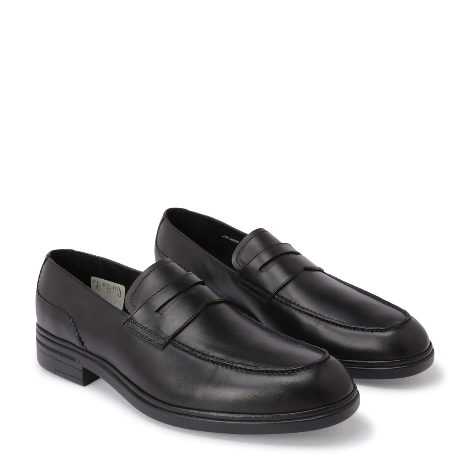 Bally Neffer Men's 6231383 Black Leather Loafers US 12 MSRP $560