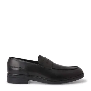 Bally Neffer Men's 6231383 Black Leather Loafers US 12 MSRP $560