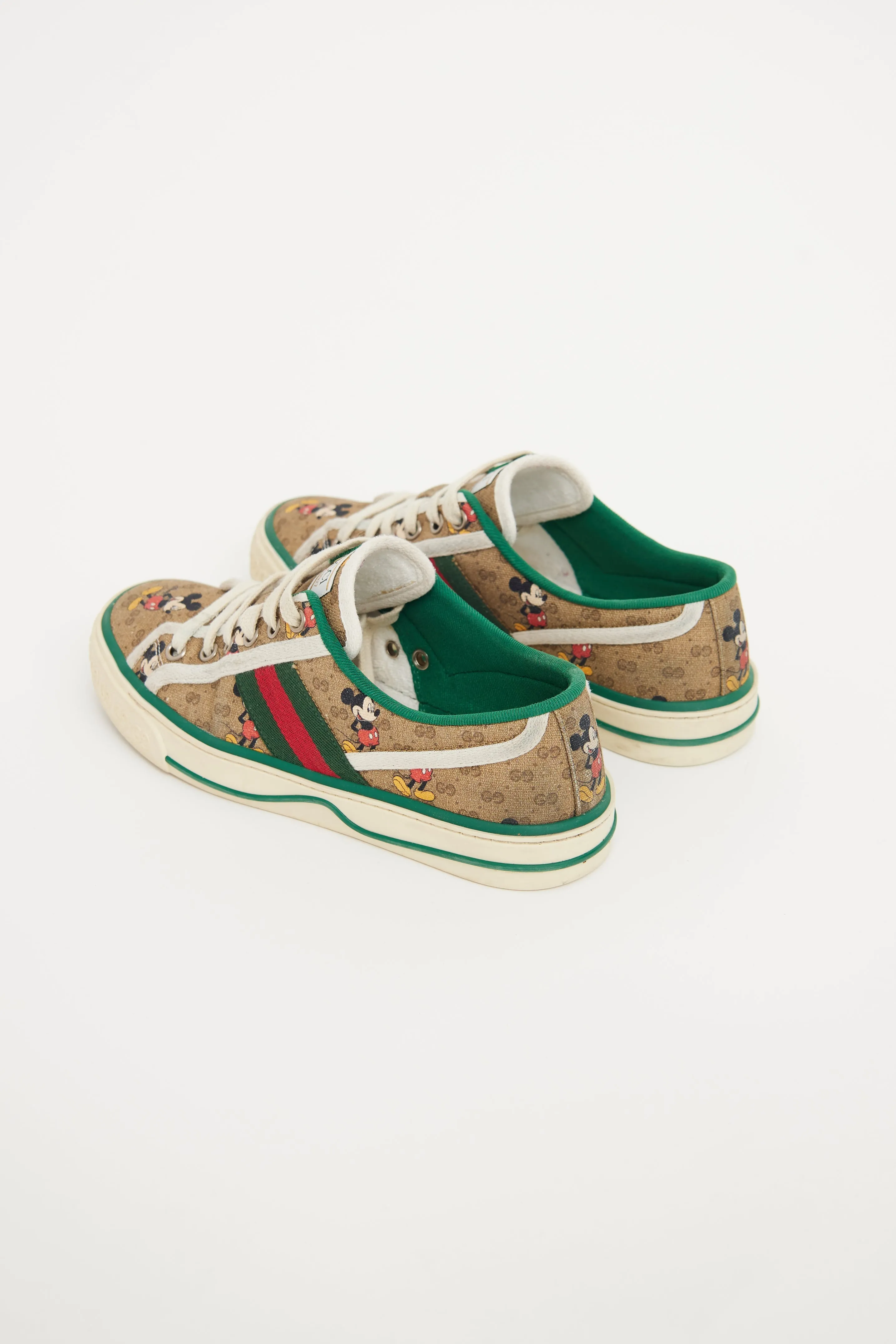 Beige Mickey Web Tennis 1977 Sneaker