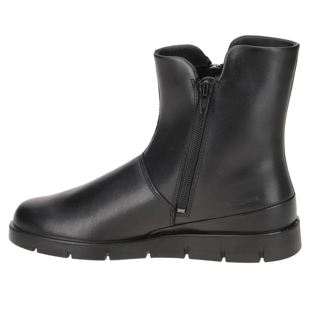 Bella Full Grain Leather Women's Zip Up Ankle Boots