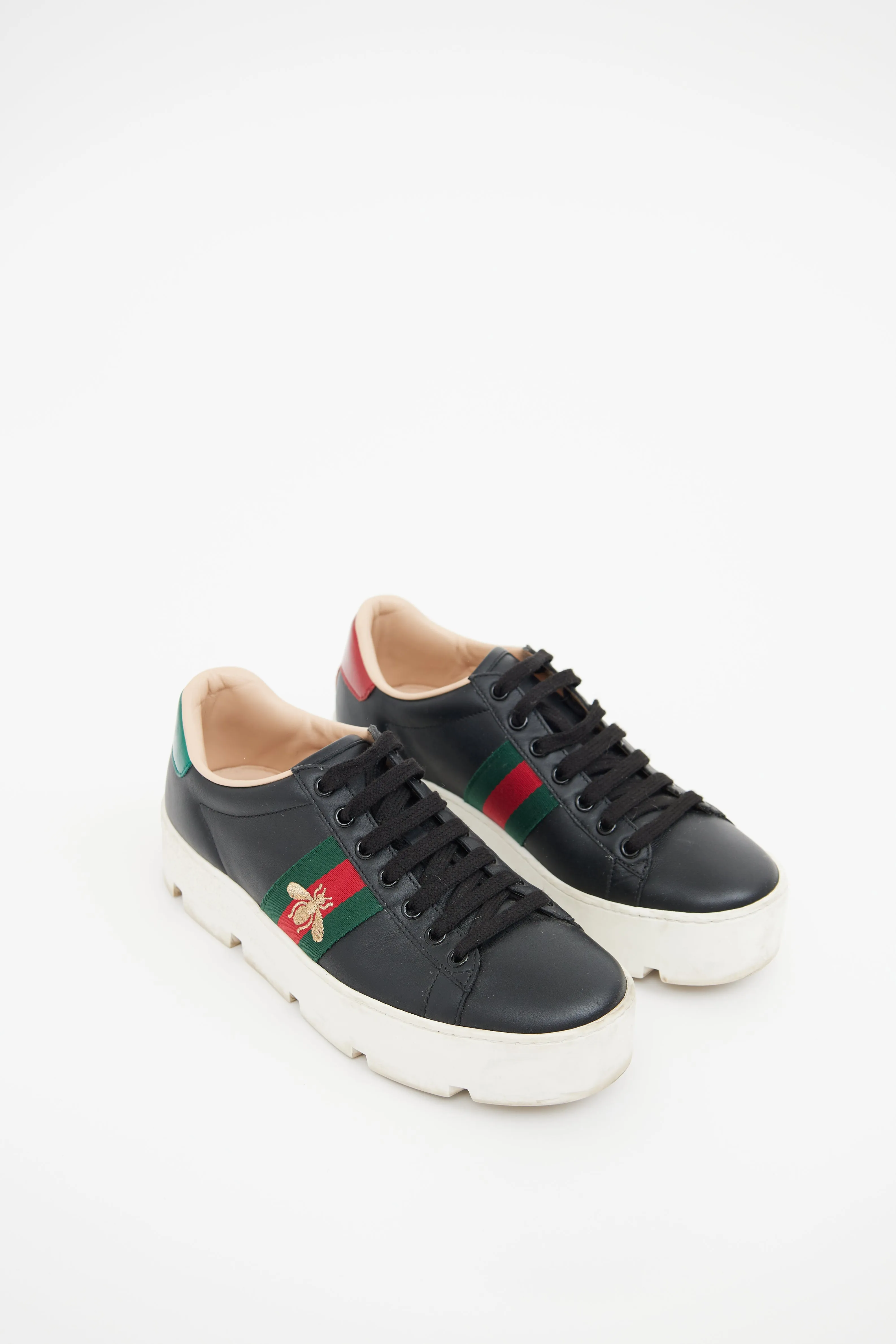 Black Ace Bee Platform Sneaker