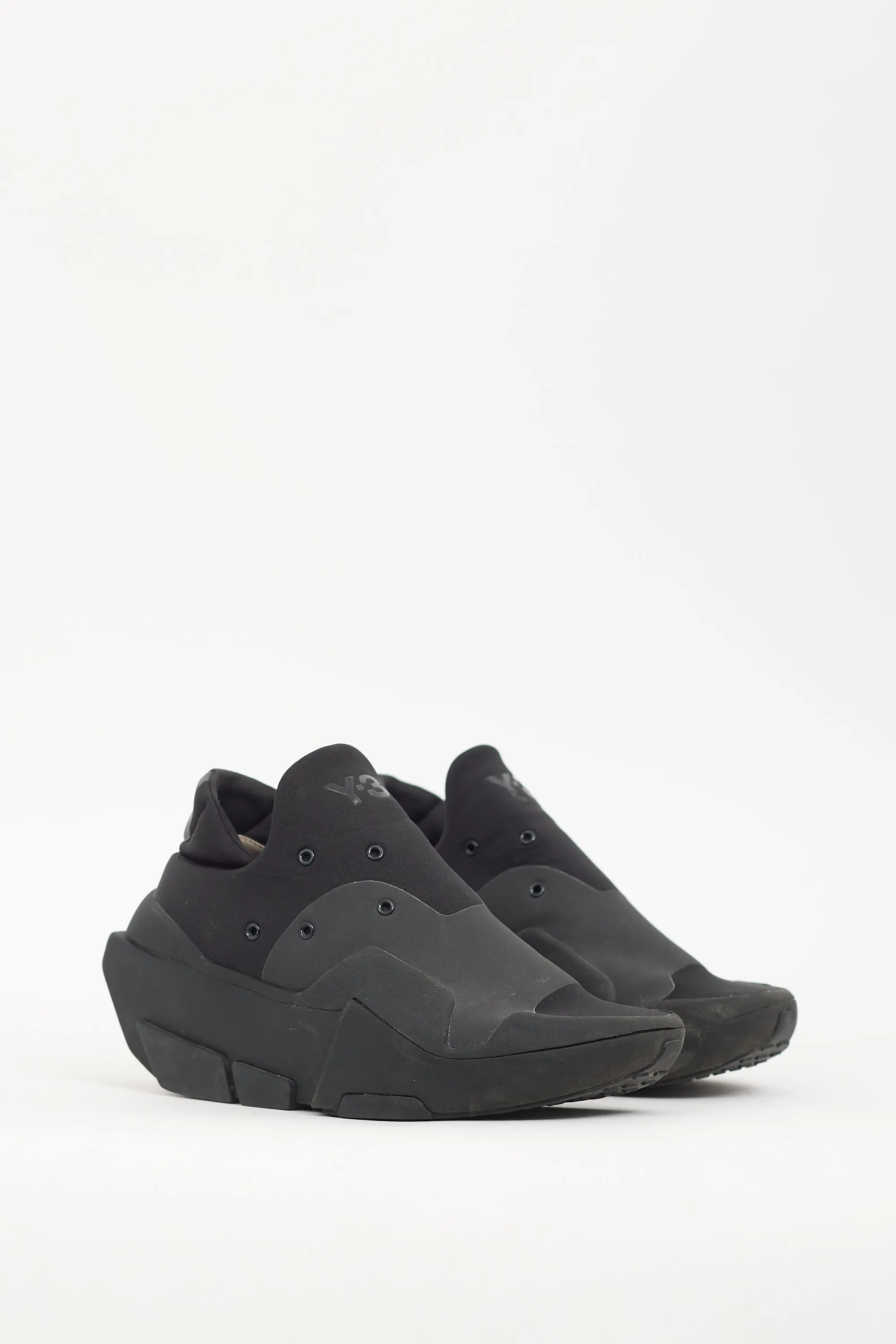 Black Neoprene Mira Sneaker