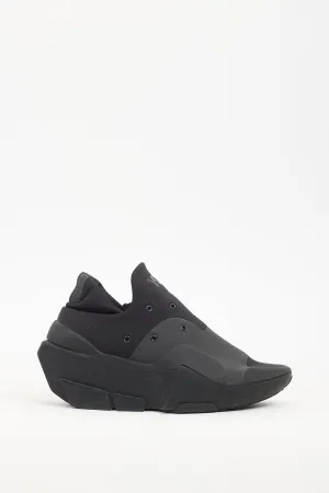 Black Neoprene Mira Sneaker