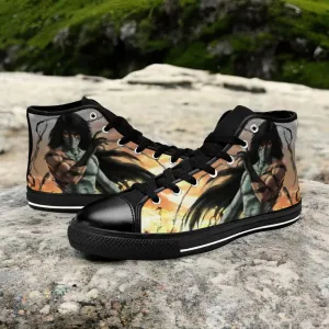 Bleach Mugetsu Ichigo Final Getsuga Tenshou Shoes High Top Sneakers for Kids and Adults