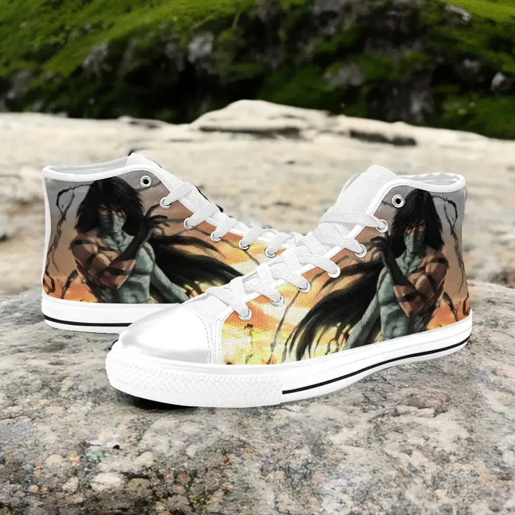 Bleach Mugetsu Ichigo Final Getsuga Tenshou Shoes High Top Sneakers for Kids and Adults