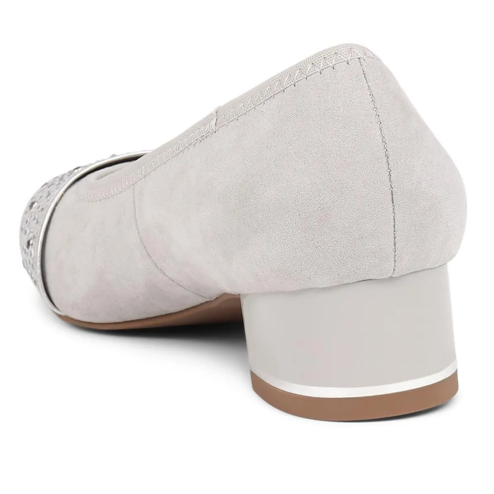 Block Heeled Court Shoes - PLAN36001 / 322 525