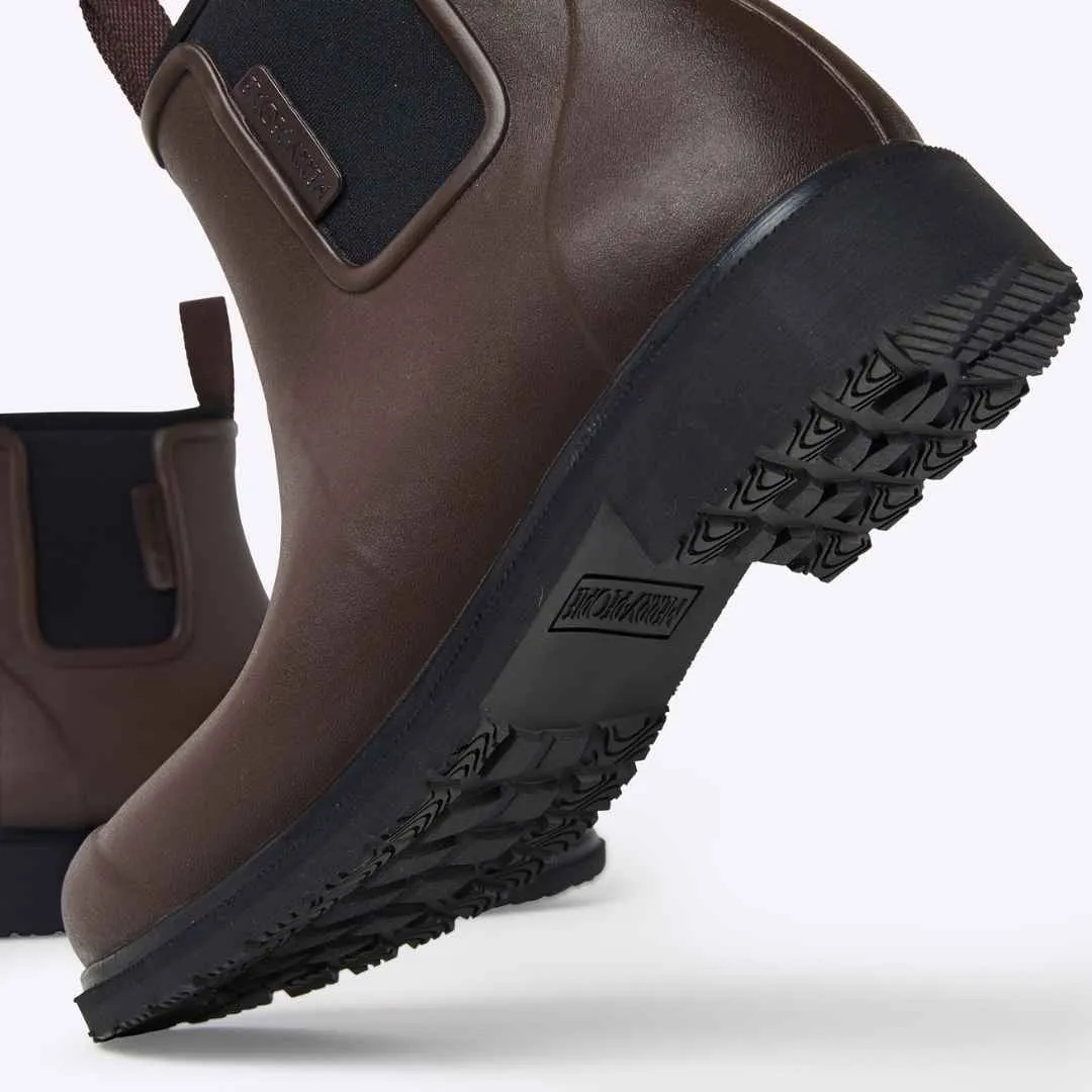 Bobbi Ankle Boot // Chocolate & Black