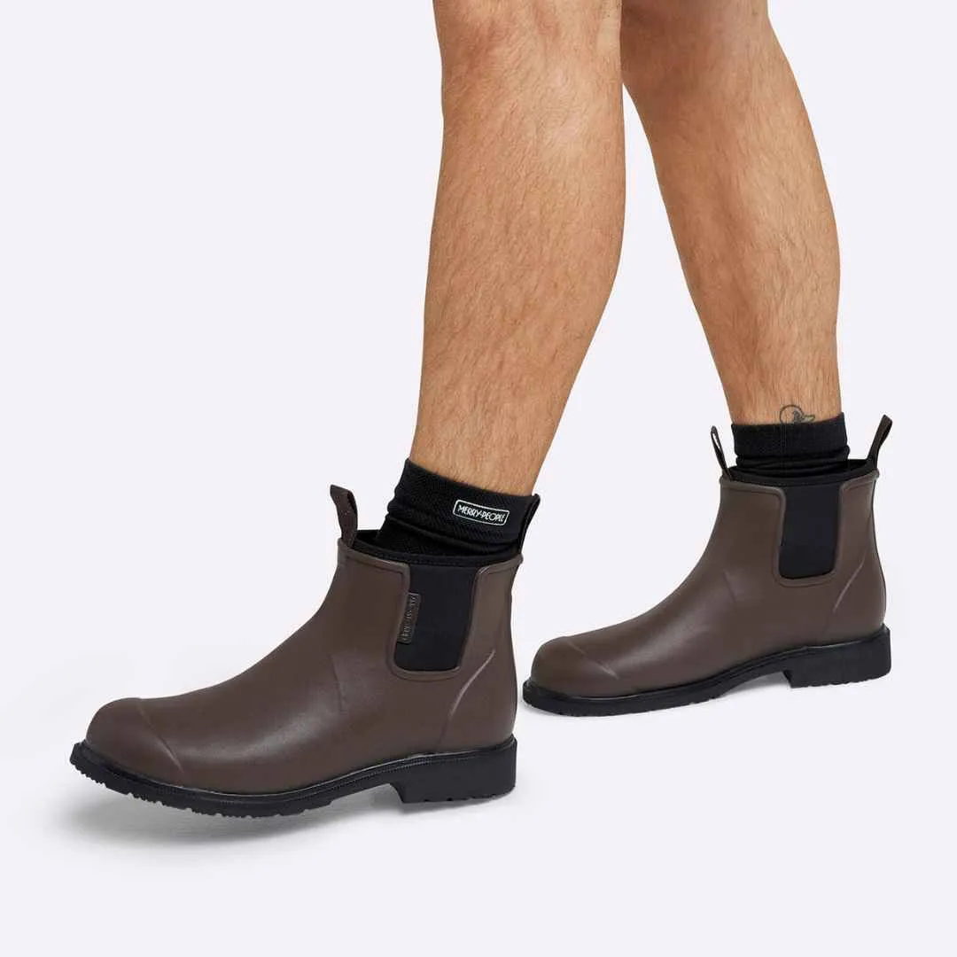 Bobbi Ankle Boot // Chocolate & Black