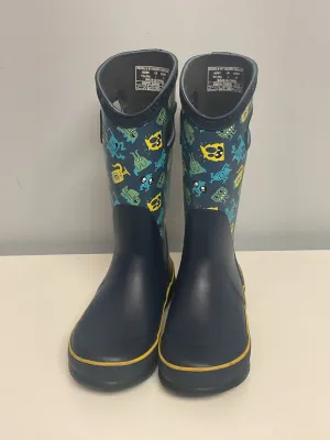 Bogs Child Shoe Size 1 Blue & Yellow Boots