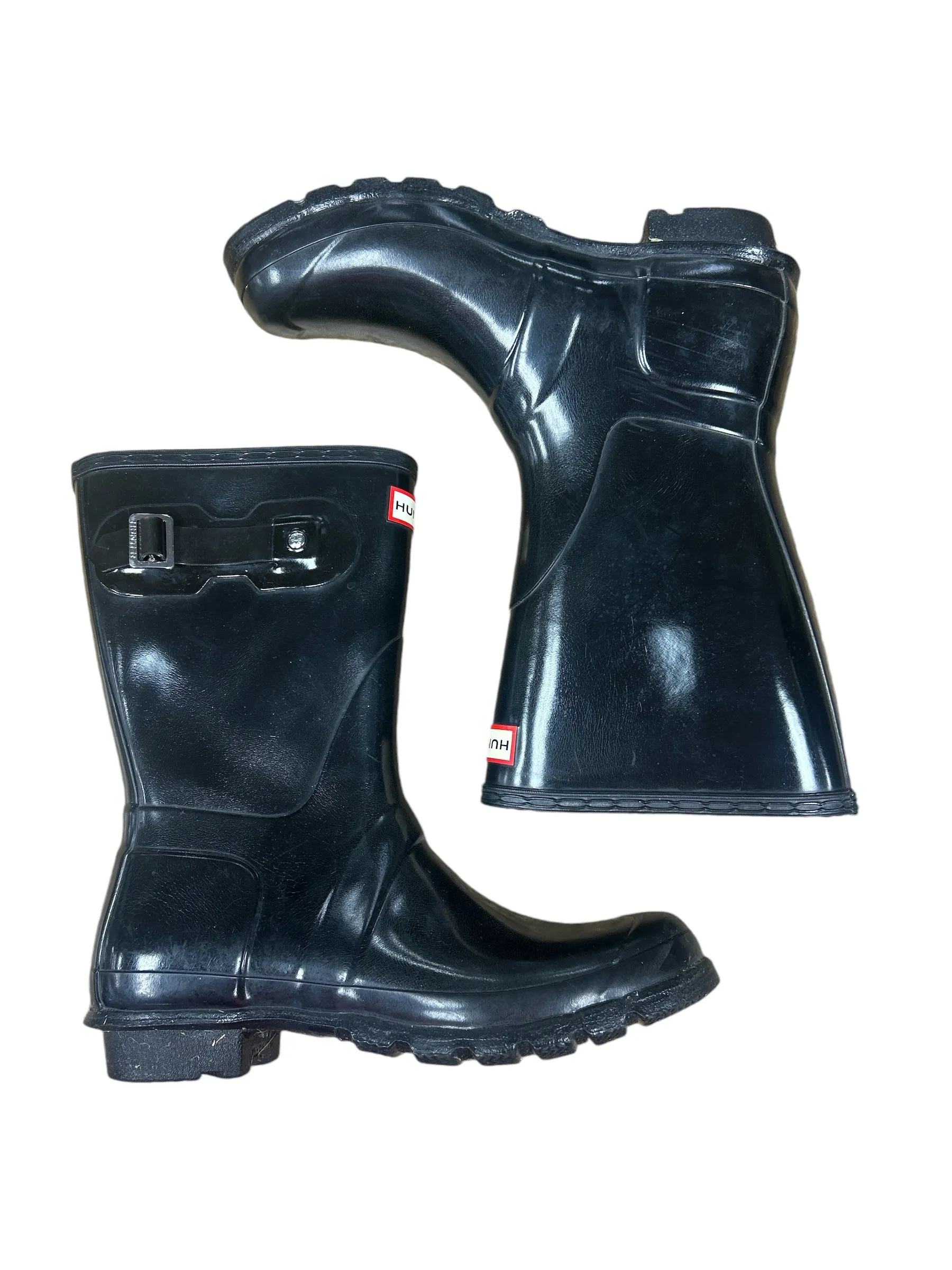 Boots Rain By Hunter In Black, Size: 10