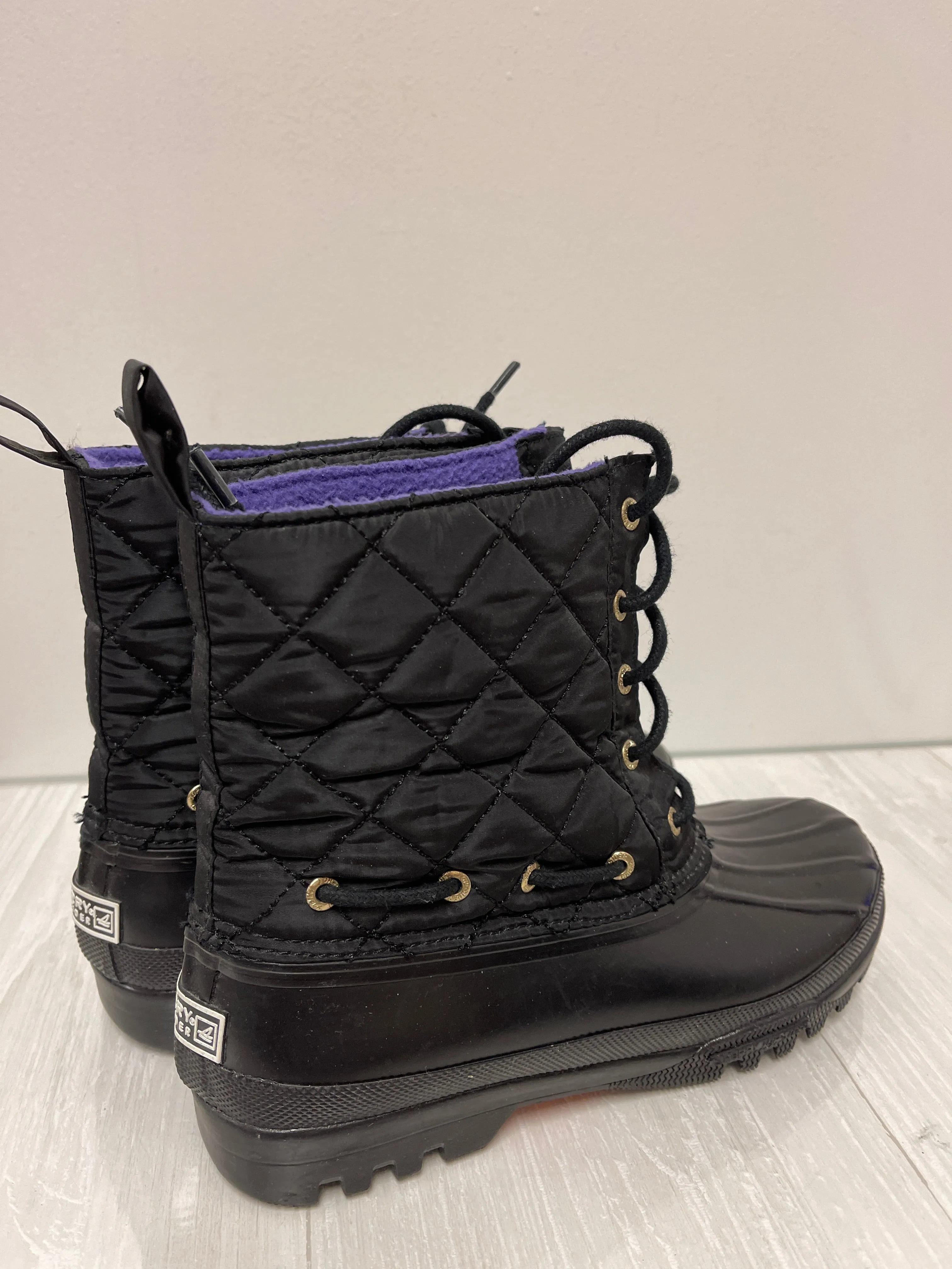 Boots Rain By Sperry In Black, Size: 7