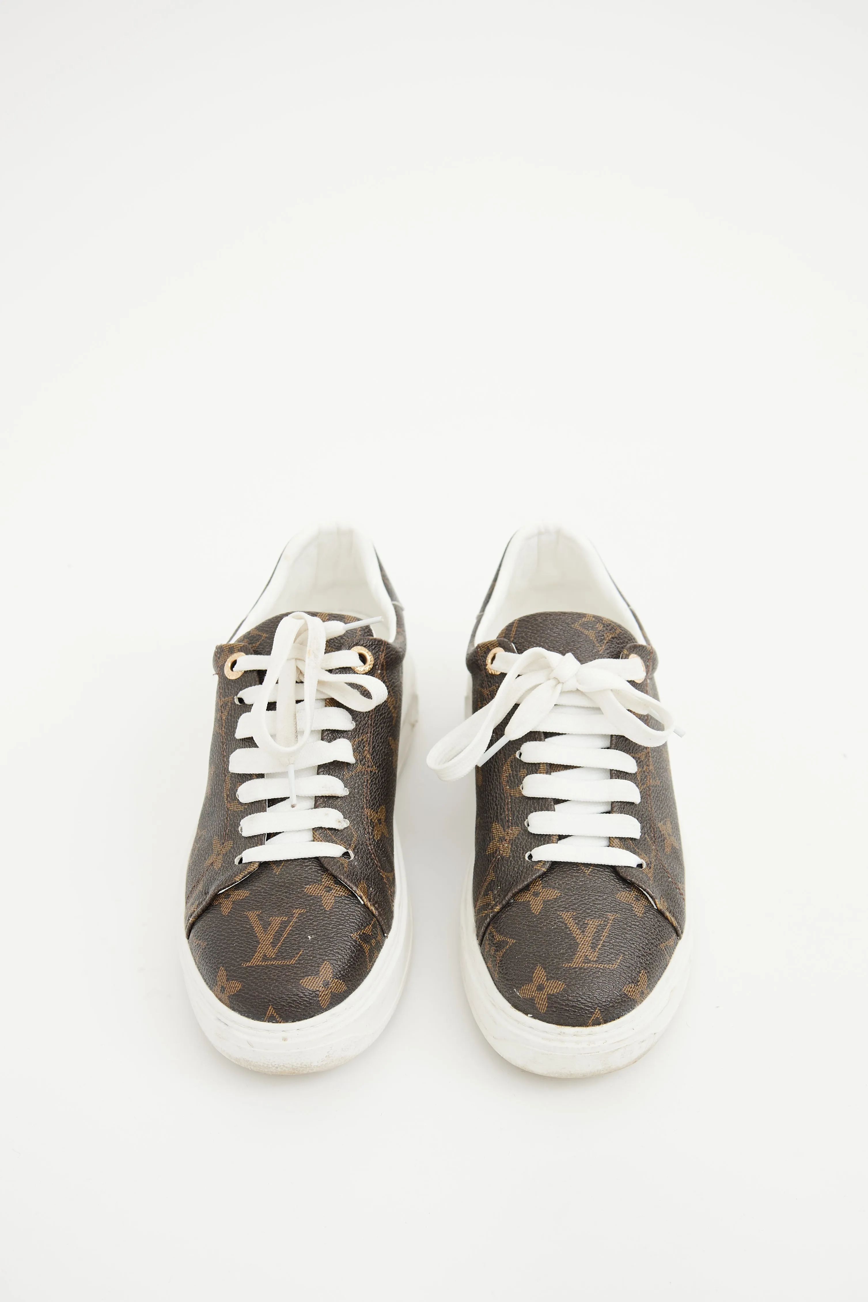 Brown Monogram Time Out Sneaker