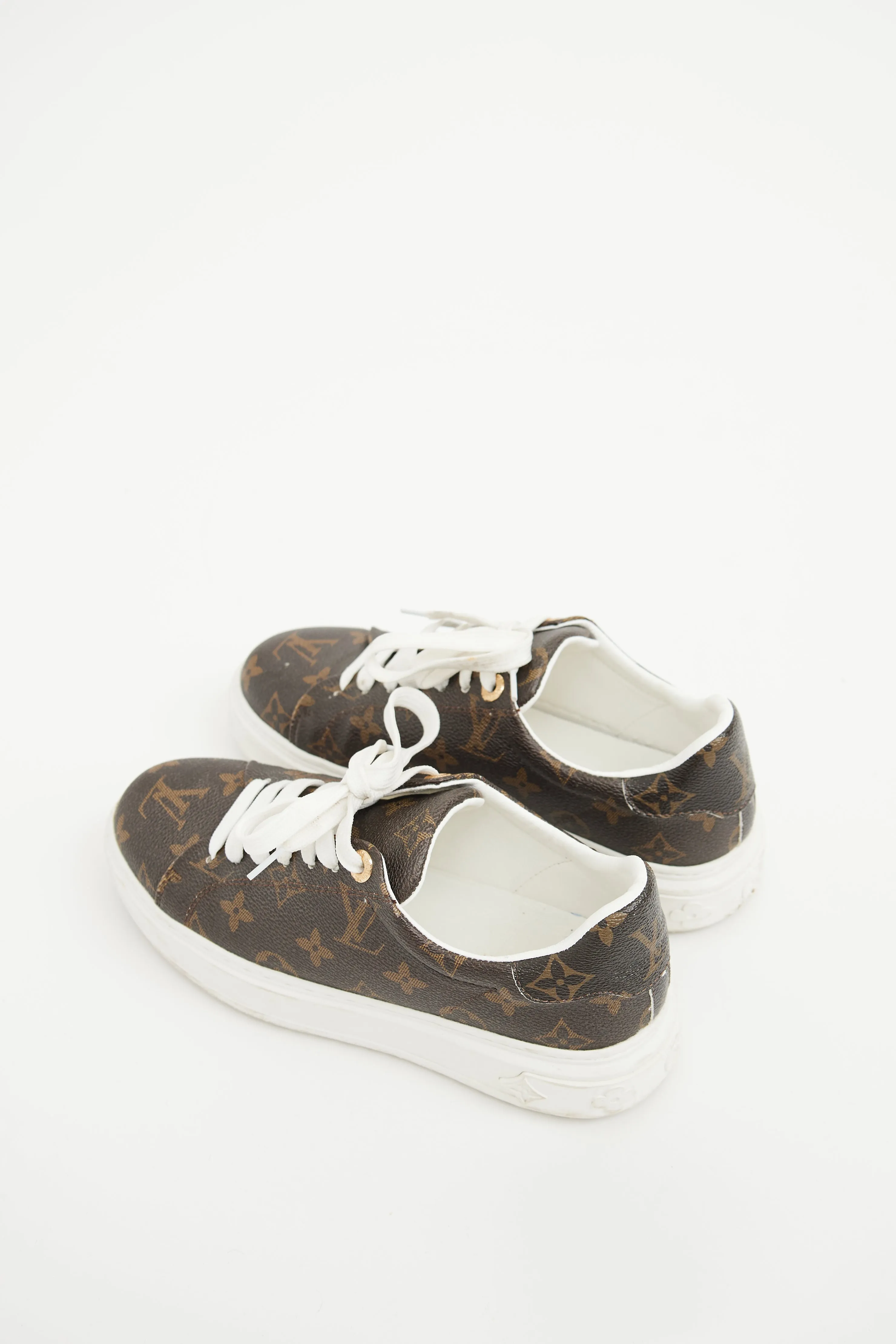 Brown Monogram Time Out Sneaker