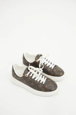 Brown Monogram Time Out Sneaker