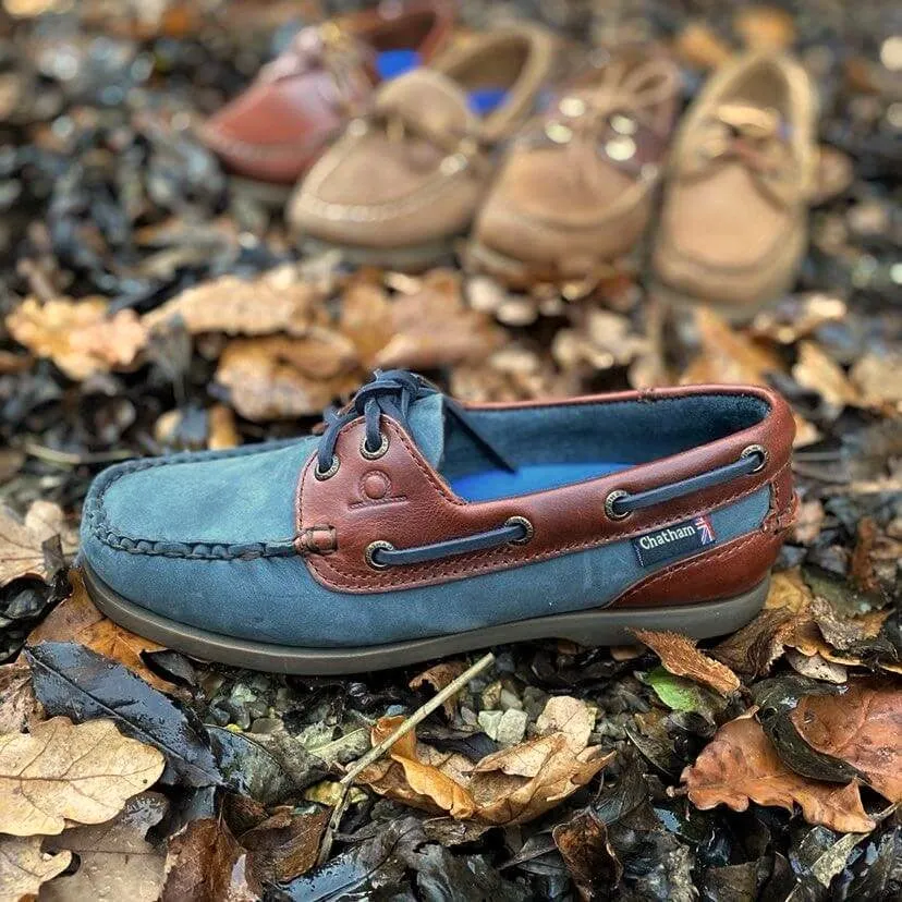 Chatham Bermuda Lady G2 Boat Shoe Navy