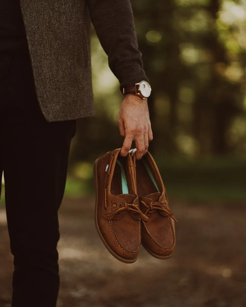 Chatham Mens The Deck II G2 Premium Leather Boat Shoes