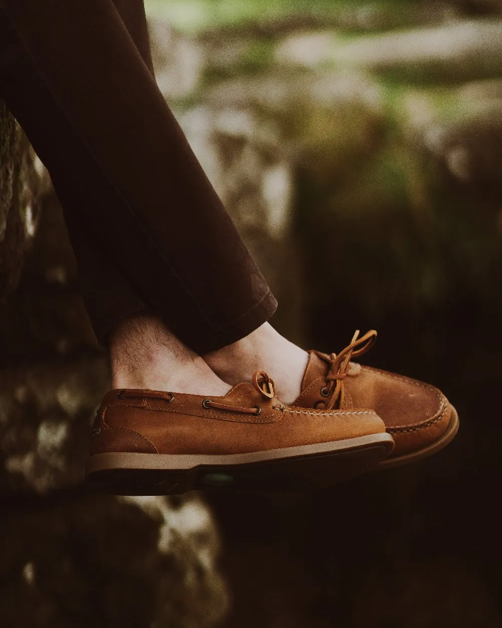 Chatham Mens The Deck II G2 Premium Leather Boat Shoes