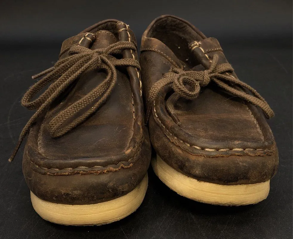 Clarks Women's Wallabee Brown Loafers - Size 8M