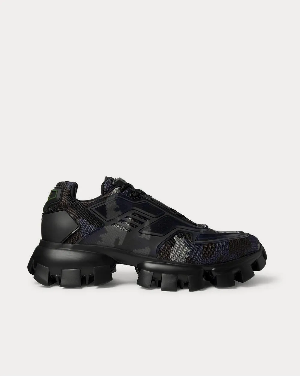 Cloudbust Thunder Rubber and Camouflage Mesh  Gray low top sneakers