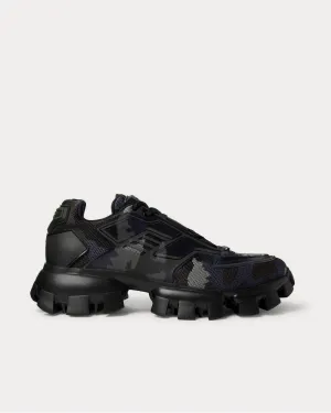 Cloudbust Thunder Rubber and Camouflage Mesh  Gray low top sneakers